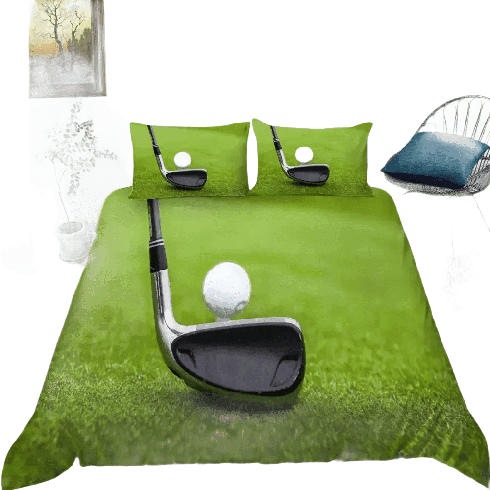 Golf Duvet Cover Set 240x210cm 3pcs Pillow Case 50x75cm - GiFTiFY