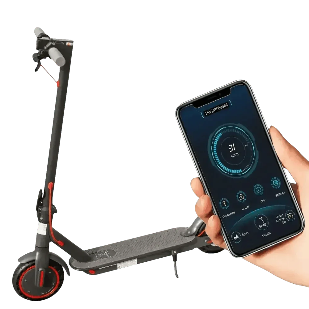 Gray and Black Aovopro ES80 Electric Scooter Best Electric Scooter Electric Scooters by AOVOPRO Official Store