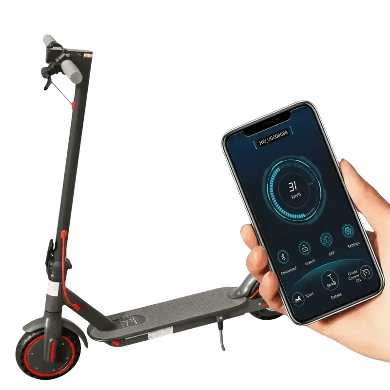 Gray and Black Aovopro ES80 Electric Scooter Best Electric Scooter Electric Scooters by AOVOPRO Official Store