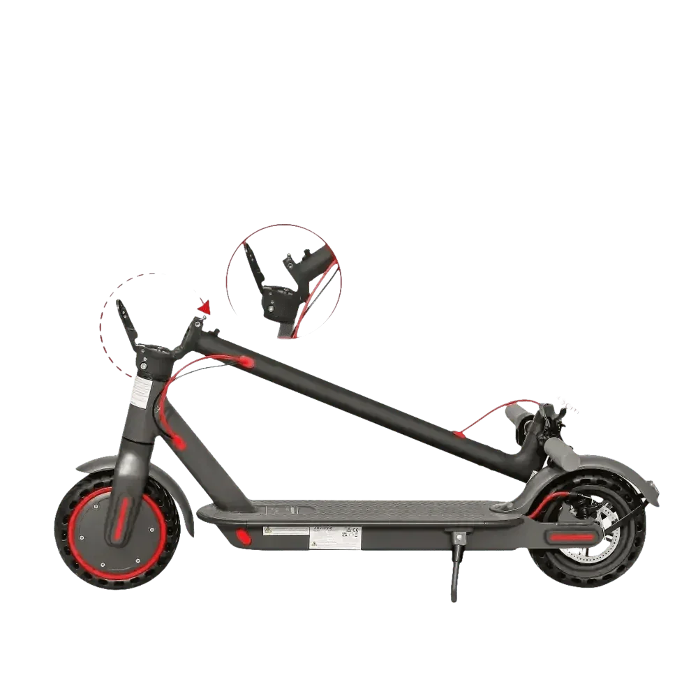 Gray and Black Aovopro ES80 Electric Scooter Best Electric Scooter Electric Scooters by AOVOPRO Official Store