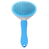 cat drinking with paw Stainless Steel Dog Hair Brush Cat Comb for Cats Drinking with Paw