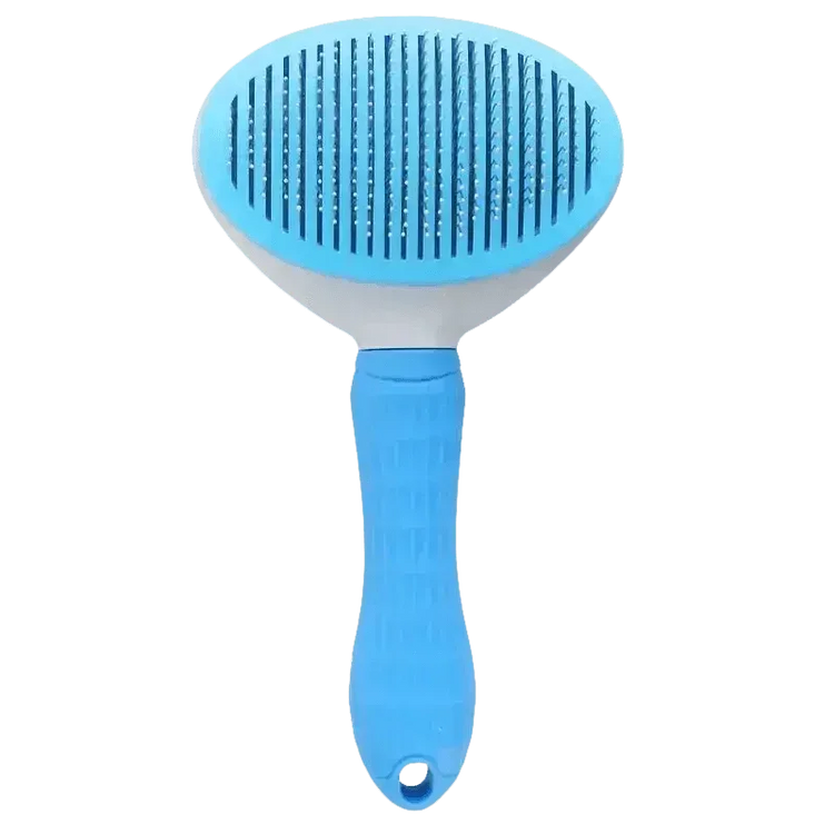 Gray and White Stainless Steel Dog Hair Brush Cat Comb - GiFTiFY