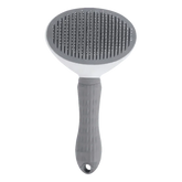 Gray and White Stainless Steel Dog Hair Brush Cat Comb - GiFTiFY