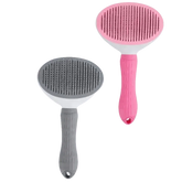 Gray and White Stainless Steel Dog Hair Brush Cat Comb - GiFTiFY