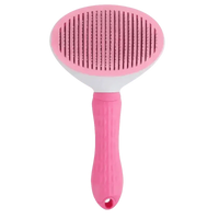 cat drinking with paw Stainless Steel Dog Hair Brush Cat Comb for Cats Drinking with Paw