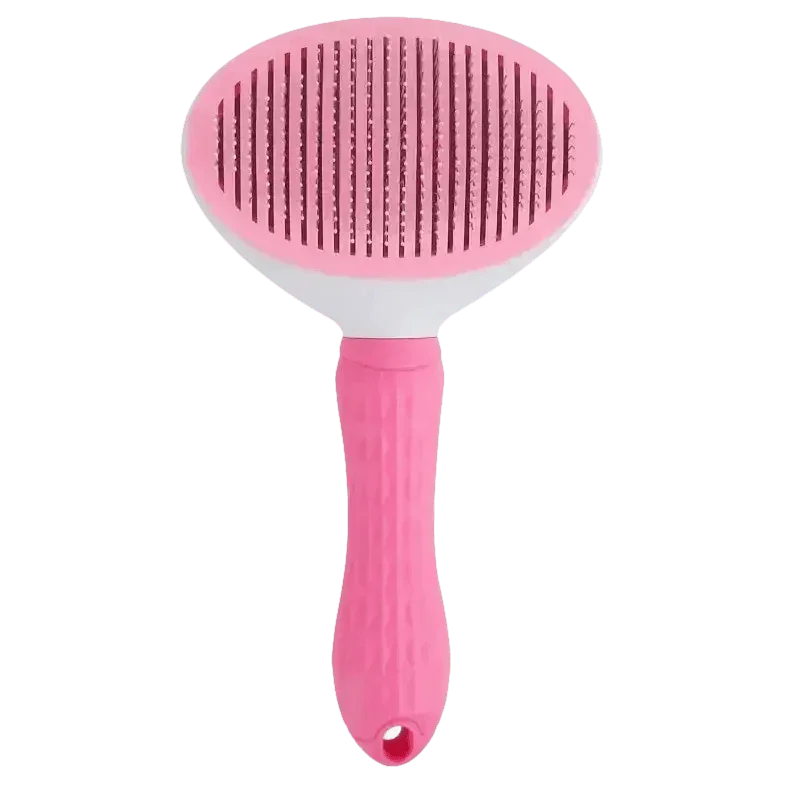 Gray and White Stainless Steel Dog Hair Brush Cat Comb Pet Hair Brush by Pet Tribe Store