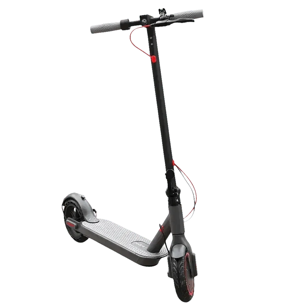 Gray Black Tuya Electric Scooter 350w E Scooter by AOVOPRO Official Store