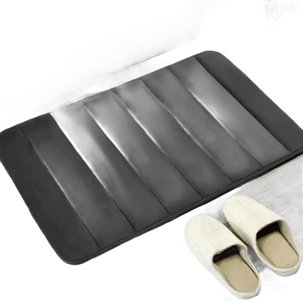 Gray Memory Foam Bath Mat Super Absorbent Bath Mats & Rugs by HOCOSHINE Store
