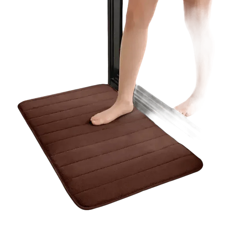 Gray Memory Foam Bath Mat Super Absorbent - GiFTiFY