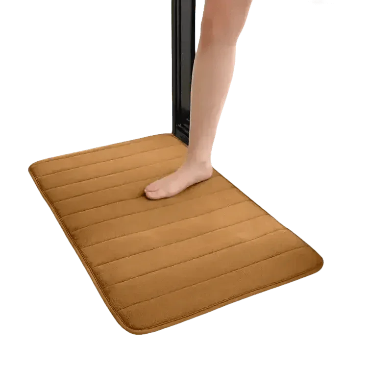 Gray Memory Foam Bath Mat Super Absorbent - GiFTiFY