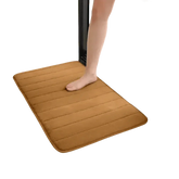 Gray Memory Foam Bath Mat Super Absorbent - GiFTiFY