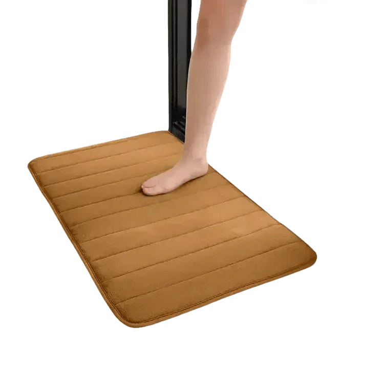 Gray Memory Foam Bath Mat Super Absorbent - GiFTiFY