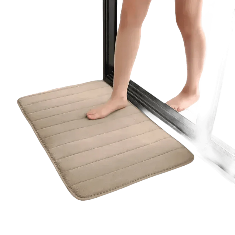 Gray Memory Foam Bath Mat Super Absorbent - GiFTiFY