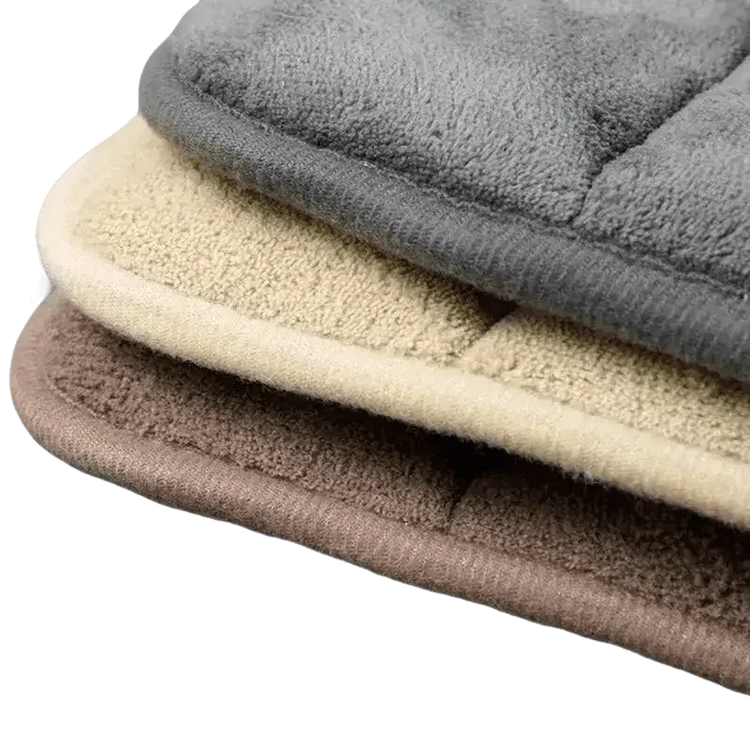 Gray Memory Foam Bath Mat Super Absorbent - GiFTiFY