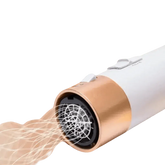 Gray and Pink Hair Dryer Hot Comb Rose Red Set - GiFTiFY