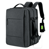 Gray Voyager Elite Travel Expandable Backpack - GiFTiFY