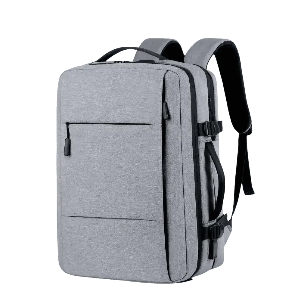 Gray Voyager Elite Travel Expandable Backpack - GiFTiFY