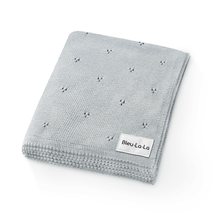 Organic Pointelle Luxury Knit Swaddle Blanket - GiFTiFY