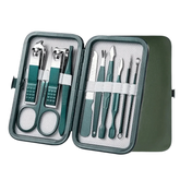 Green Case Stainless Steel Nail Clippers Set - GiFTiFY