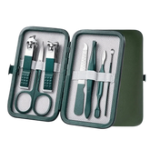 Green Case Stainless Steel Nail Clippers Set - GiFTiFY
