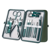 Green Case Stainless Steel Nail Clippers Set - GiFTiFY