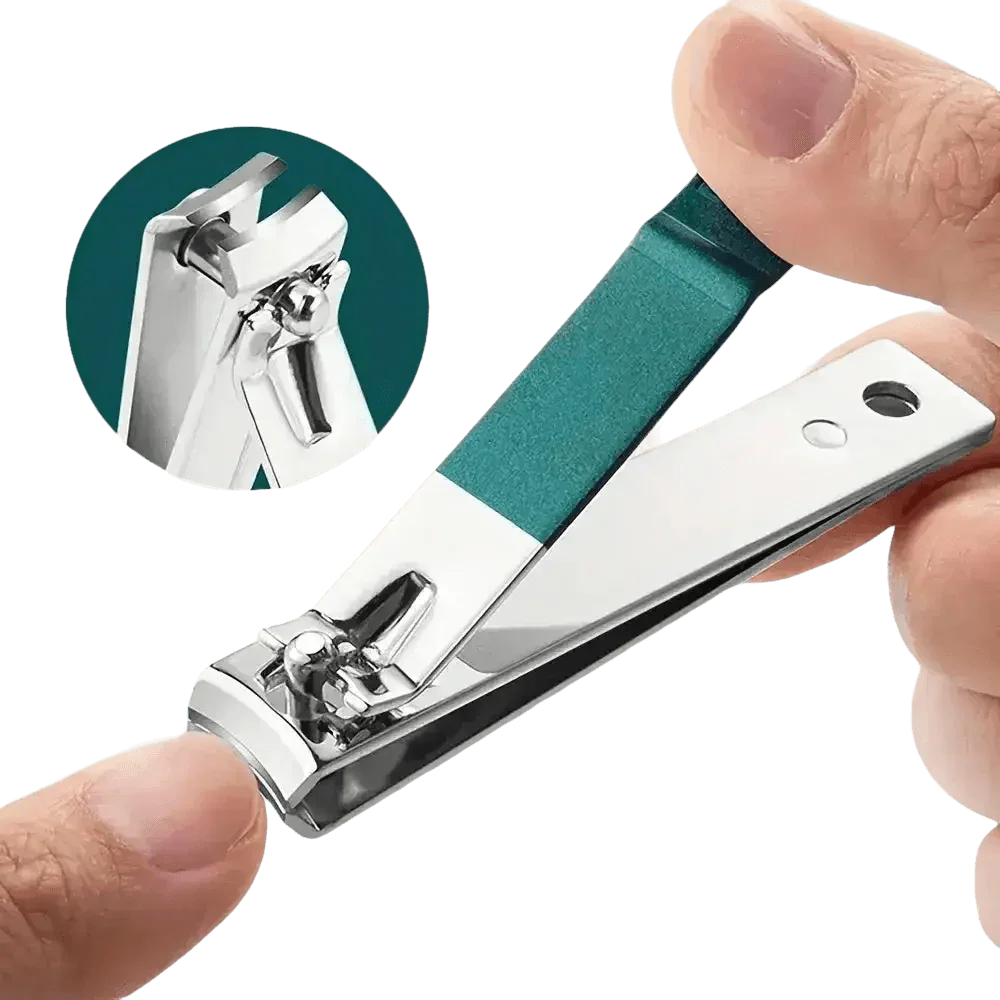 Green Case Stainless Steel Nail Clippers Set - GiFTiFY