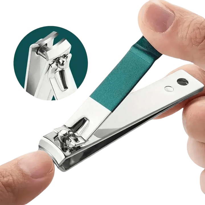 Green Case Stainless Steel Nail Clippers Set - GiFTiFY
