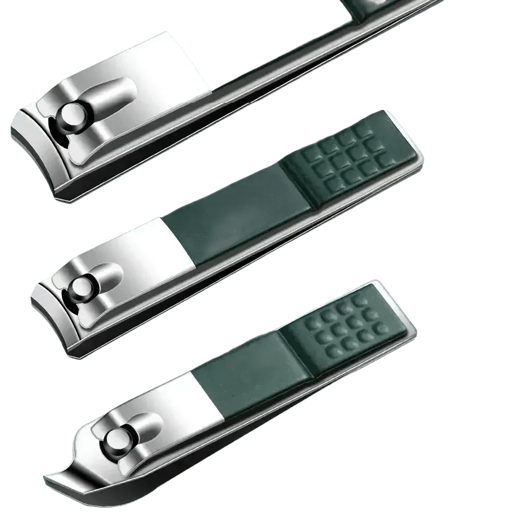 Green Case Stainless Steel Nail Clippers Set - GiFTiFY