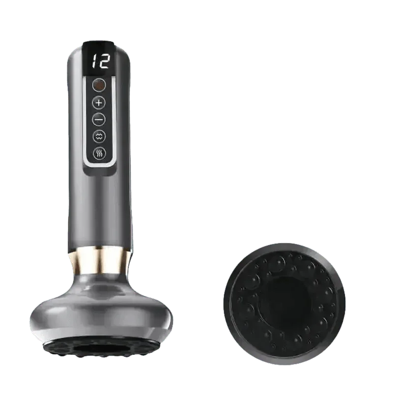 Green Electric Cupping Massager Vacuum Suction Electric Cupping Massager One-Key Pressure Relief - GiFTiFY