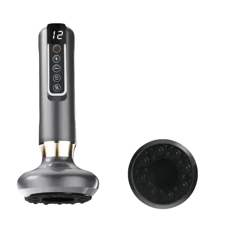 Green Electric Cupping Massager Vacuum Suction Electric Cupping Massager One-Key Pressure Relief - GiFTiFY