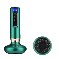 Green Electric Cupping Massager Vacuum Suction Electric Cupping Massager One-Key Pressure Relief