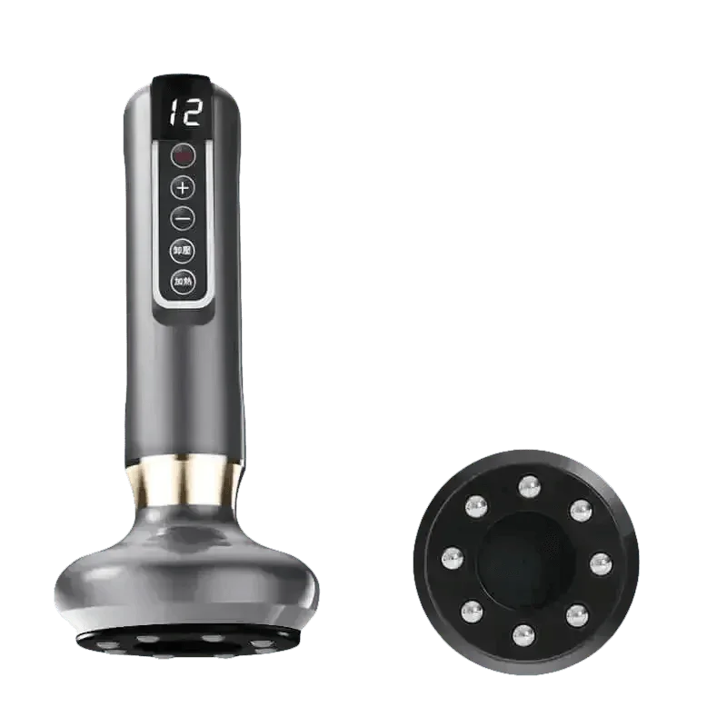 Green Electric Cupping Massager Vacuum Suction Electric Cupping Massager One-Key Pressure Relief variable by AiLeemei Store