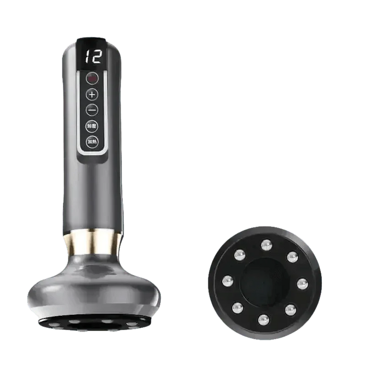 Green Electric Cupping Massager Vacuum Suction Electric Cupping Massager One-Key Pressure Relief - GiFTiFY