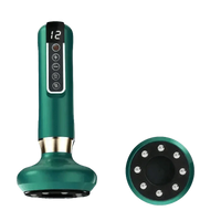 Green Electric Cupping Massager Vacuum Suction Electric Cupping Massager One-Key Pressure Relief