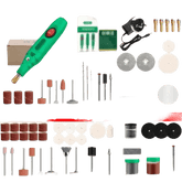 Green Electric Drill Grinder Engraver Pen with Accessories - GiFTiFY