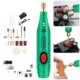 Green Electric Drill Grinder Engraver Pen with Accessories - GiFTiFY
