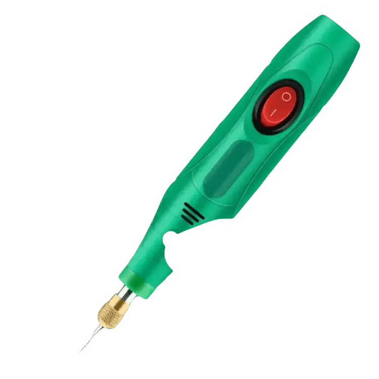 Green Electric Drill Grinder Engraver Pen with Accessories - GiFTiFY