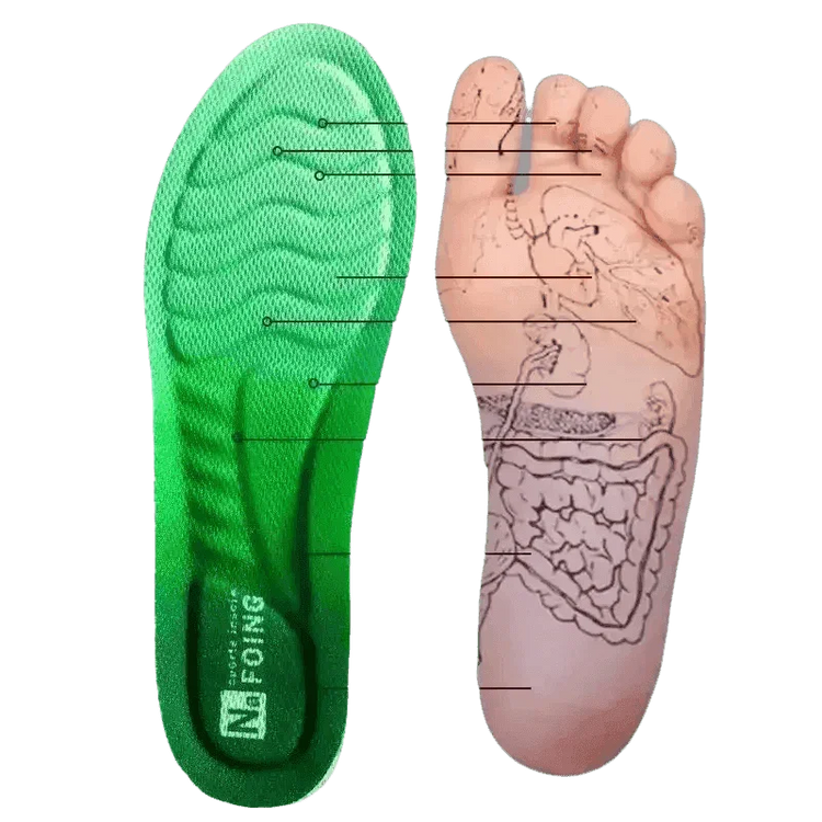 Green Orthopedic Sport Insoles Breathable Shock Absorption - GiFTiFY