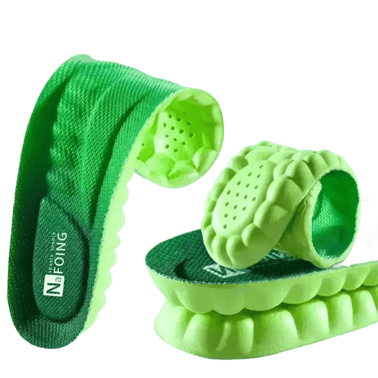 Green Orthopedic Sport Insoles Breathable Shock Absorption - GiFTiFY