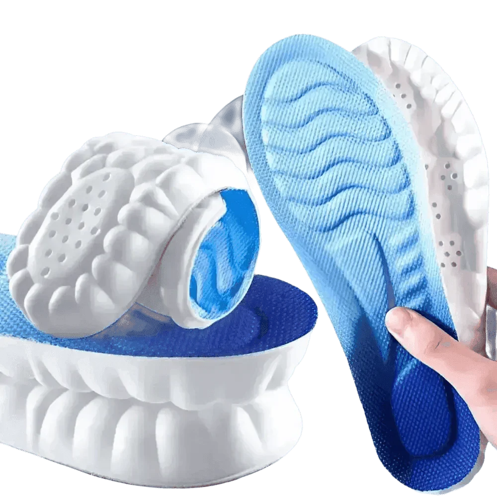 Green Orthopedic Sport Insoles Breathable Shock Absorption by ZUHUHU Store