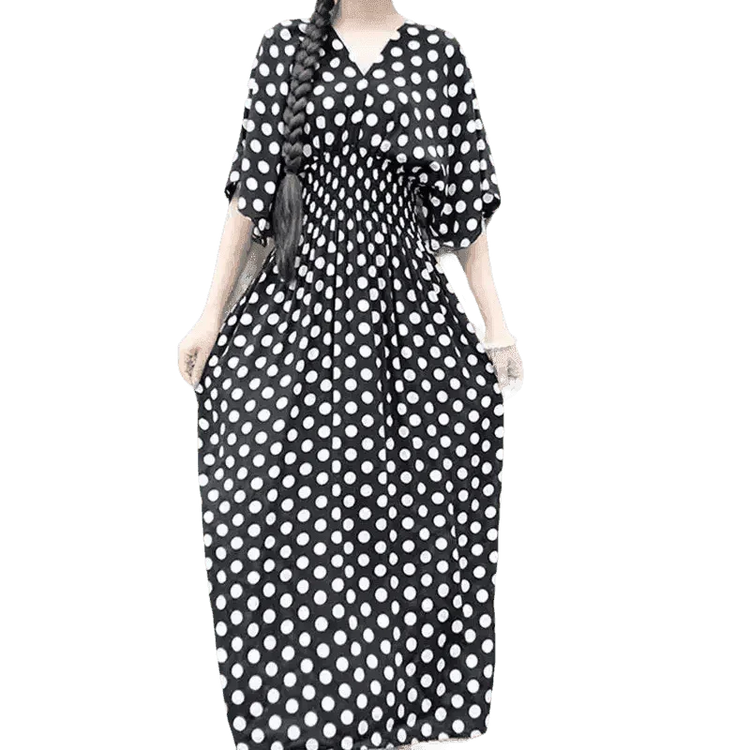 Green Printed Summer Long Maxi Dress - GiFTiFY