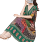 Green Printed Summer Long Maxi Dress - GiFTiFY