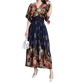 Green Printed Summer Long Maxi Dress - GiFTiFY