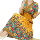 Green Printed Summer Long Maxi Dress - GiFTiFY