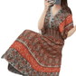 Green Printed Summer Long Maxi Dress - GiFTiFY