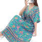 Green Printed Summer Long Maxi Dress - GiFTiFY