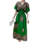 Green Printed Summer Long Maxi Dress - GiFTiFY