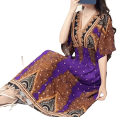 Green Printed Summer Long Maxi Dress - GiFTiFY