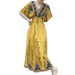 Green Printed Summer Long Maxi Dress - GiFTiFY