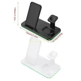 H7BB Wireless Charging Station 15W Fast Charging Stand Night Light - GiFTiFY